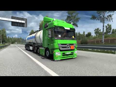Euro Truck Simulator 2 | ETS2 1.44 | Mercedes Actros MP3 | Strasbourg (F) to  Munich (D)