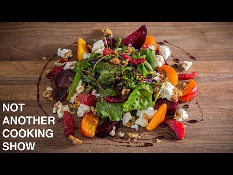 ROASTED BEET AND GOAT CHEESE SALAD