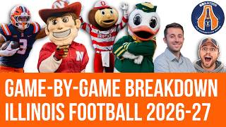 Illinois Football Game-By-Game Breakdown; Illini Basketball Nonconference Schedule | TCR Podcast