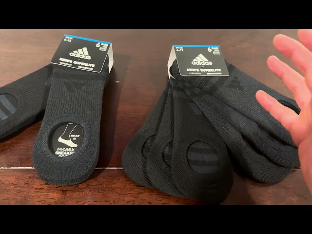 Vídeo relacionado con adidas Unisex adulto Thin and Light No-Show Socks 3 Pairs, Black / White, 4.5-6