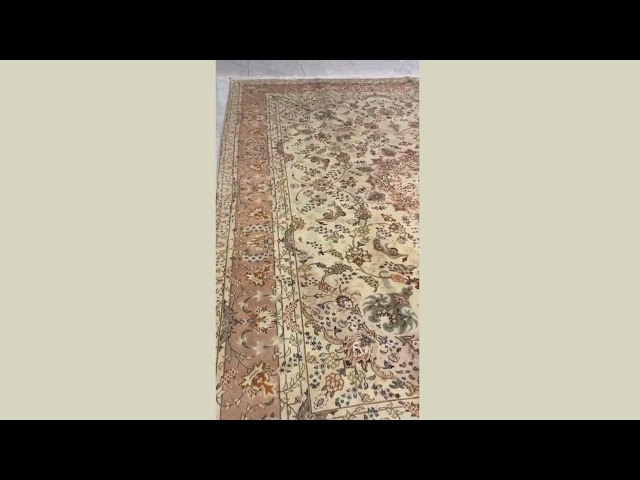 سجاد ايراني كشمر مع حرير- صناعة و نسيج يدوي | مقاس...