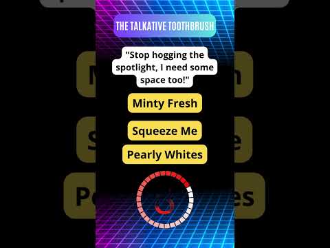 The Mysterious Banter of the Talkative Toothbrush! Can You Solve the Minty Fresh Enigma? #shorts