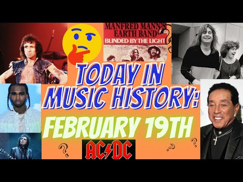 Today In Music History: February 19th