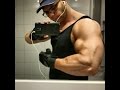 Insane crazy big bodybuilder monster mutation biceps.