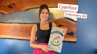 Cyanfour Embroidery Kit, 4 levels with everything you need! 