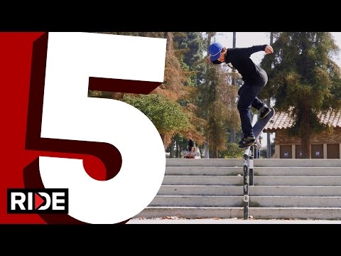 David Reyes' Five Favorite Handrail Tricks