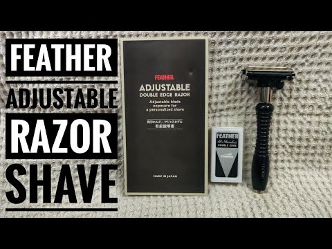 Feather Adjustable Double Edge Razor Review and Shave