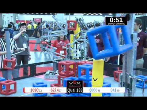 2015 VRC Engr Q133 - 169C 6274 vs 8800 341 - 53 to 54 - VEX Worlds 2015 - Engineering Division