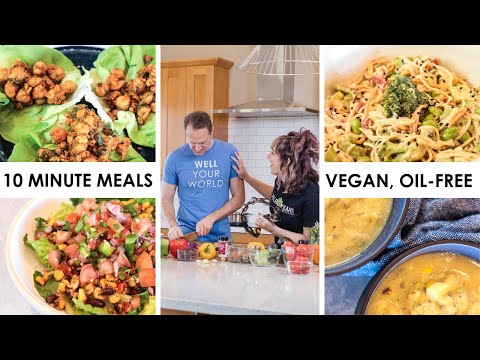 10 MINUTE MEALS Cooking Show - Vegan Oil Free