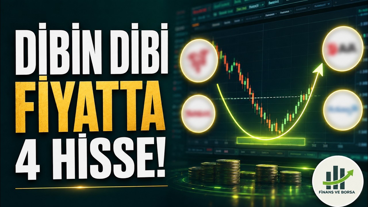 Dip Fiyatlarda ve Yüksek Potansiyel Beklenen 4 Hisse!