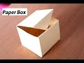 DIY How To Make Paper Box That Opens And Closes Paper Gift Box Origami