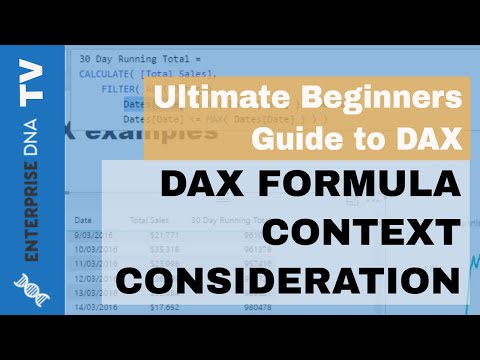 Formula Context Considerations - (1.11) Ultimate Beginners Guide to DAX 2019
