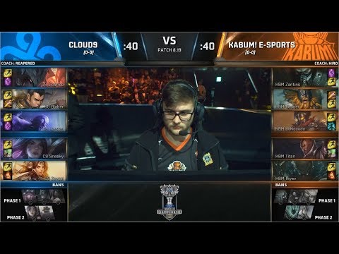 [JP放送]C9(Licorice Aatrox) VS KBM(Titan lucian) Highlight - Worlds 2018 Play-In Day1