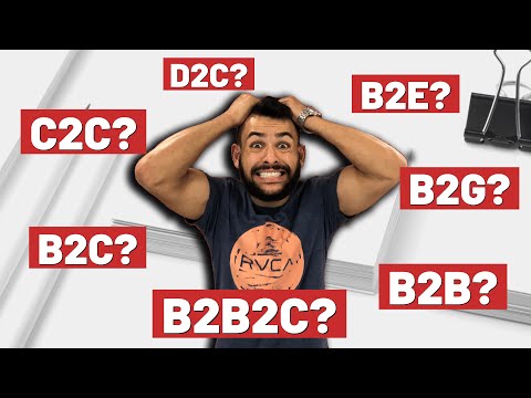 O QUE É B2B, B2C, B2B2C, C2C, B2G, D2C E B2E?