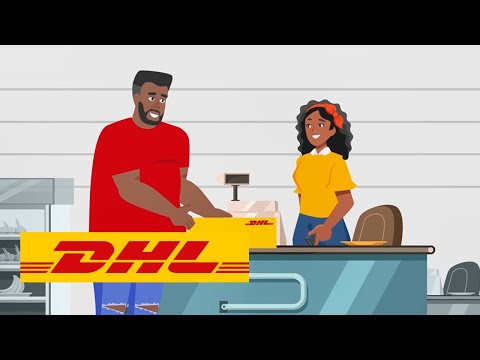 Part of a video titled How to Return a Parcel with DHL Parcel UK - YouTube