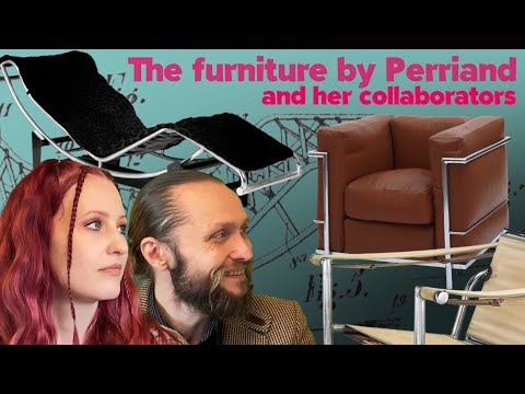The furniture by Perriand and her collaborators.