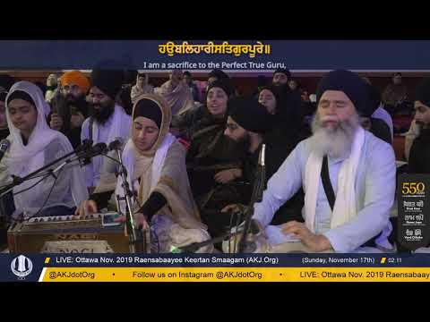 009 Ottawa Nov. 2019 Saturday Evening - Bibi Harkiran Kaur Jee Toronto