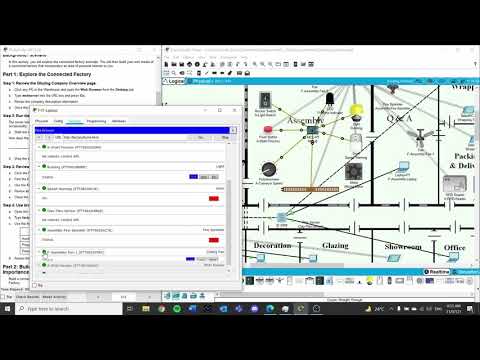 Build a Connected Factory Solution in Packet Tracer