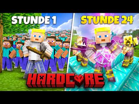DAS HABEN 800 SPIELER IN 24H HARDCORE MINECRAFT GESCHAFFT!