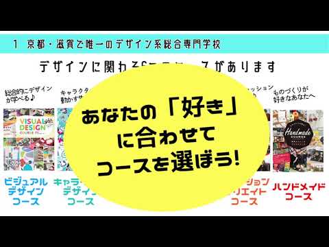 国際学科 京都芸術デザイン専門学校（３分でわかる学校紹介）