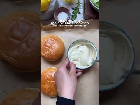 Mc chicken sandwich with the mayonnaise sauce recipe 🍔 Ingredients For the chicken patty: 2 lb