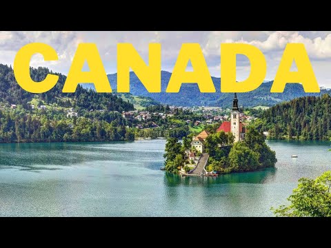 CANADA - AMAZING BEAUTIFUL NATURE SCENERY IN CANADA - RELAXING MUSIC WITH