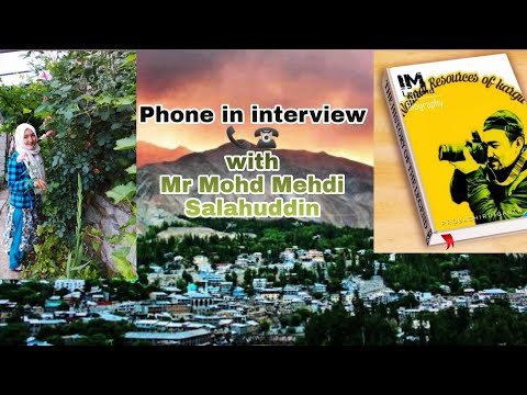 Dial out with Mr Mohd Mehdi Minjee regarding Model fruit village || Fruits in Kargil Ladakh ||