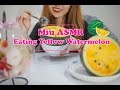 Miu ASMR EATING YELLOW WATERMELON Sweet Food