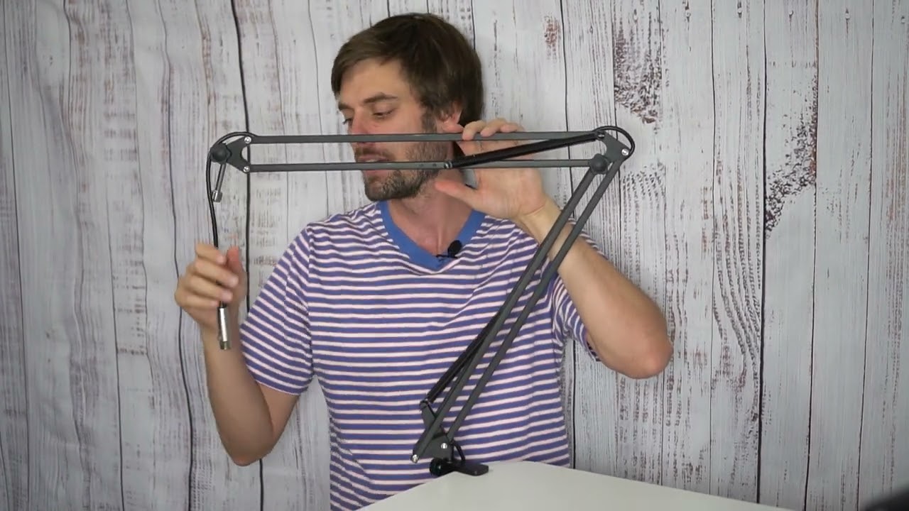 On-Stage MBS5000 Broadcast Mic Boom Arm Review (Link Below 👇)