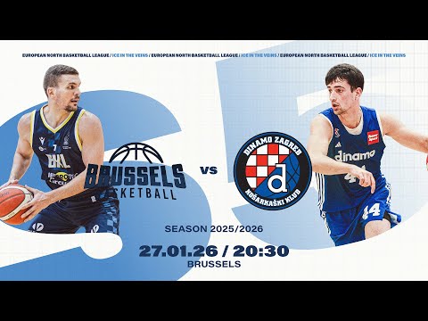 Brussels Basketball vs Dinamo Zagreb |  Jan 27, 2026, 8:30 PM | ENBLeague 2025/26
