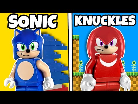 I built SONIC The HEDGEHOG in LEGO...