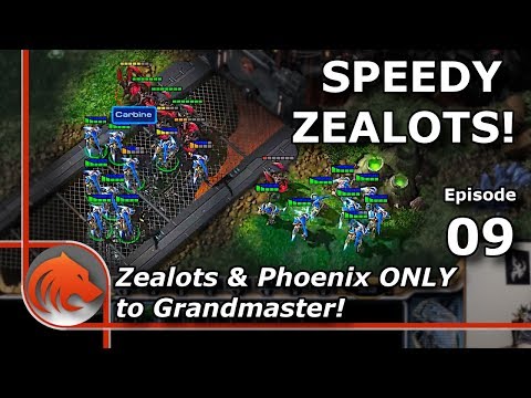 StarCraft 2: ONE Base Chargelot ALL-IN vs Terran! - MASS Zealots & Phoenix!