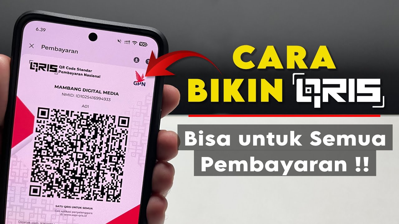 Cara Membuat QRIS All Payment - Bikin QRIS untuk Semua Pembayaran