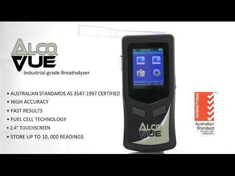 AlcoVUE Industrial grade Breathalyser Product Video