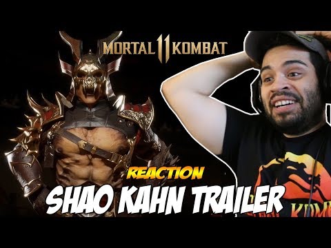 Mortal Kombat 11 SHAO KAHN TRAILER REACTION