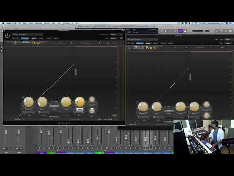 Drums that gel using compression with FabFilter Pro C2