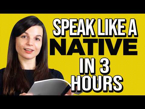 You Just Need 3 Hours! You Can Speak Like a Native English Speaker