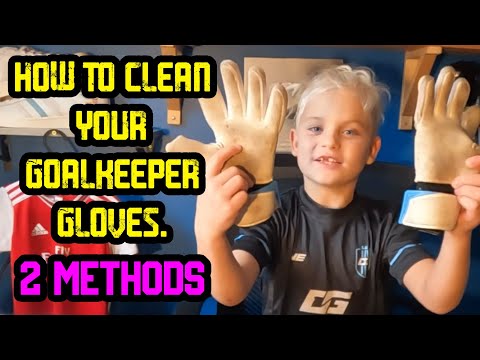 How to properly clean your goalkeeper gloves. 2 methods