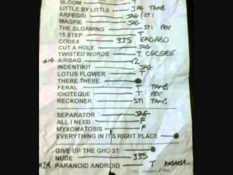 Radiohead - These are my twisted words (live)