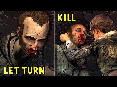 Mercy Kill Abel vs Let Him Turn into Walker - The Walking Dead The Final Season Episode 3