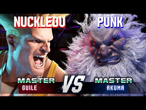 SF6 ▰ NUCKLEDU (Guile) vs PUNK (Akuma) ▰ High Level Gameplay