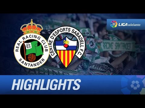 Resumen de Racing de Santander (3-1) CE Sabadell - HD