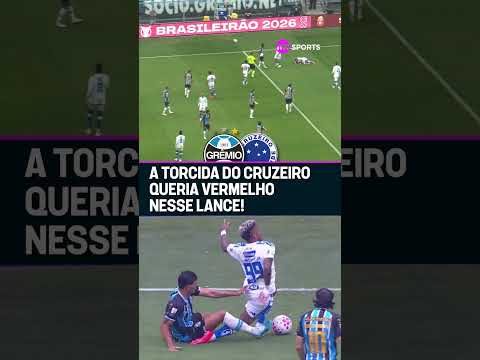 ERA PRA CARTÃO VERMELHO? A TORCIDA DO CRUZEIRO FICOU NA BRONCA COM ESSE LANCE! #shorts