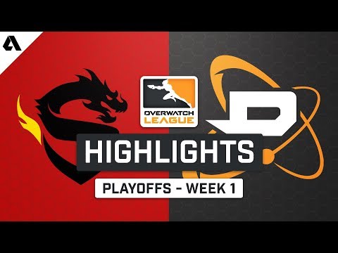 Shanghai Dragons vs Philadelphia Fusion | Playoffs Week 1 - Overwatch League S2 Highlights