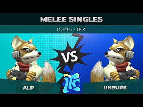 Unsure vs Alp - Melee Singles: Top 64 - Low Tide City | Fox vs Fox