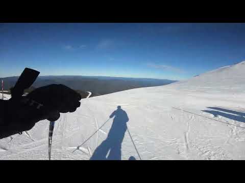 Summit Right + Howqua ski runs, Mt Buller (top to bottom)