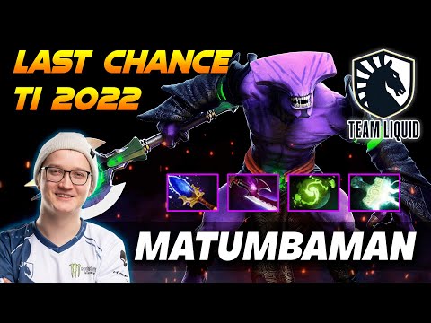 MATUMBAMAN Faceless Void - Liquid vs VP - TI 2022 Last Chance [Watch & Learn]