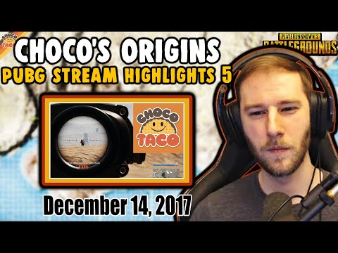 chocoTaco's Origins: PUBG Stream Highlights 5 from December 14, 2017 | PUBG Miramar Solos