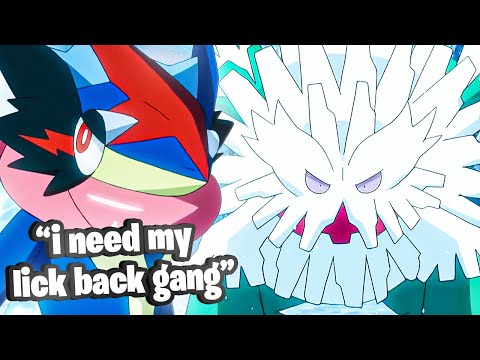 The time ASH and GRENINJA SPUN THE BLOCK on WULFRIC in POKEMON XYZ
