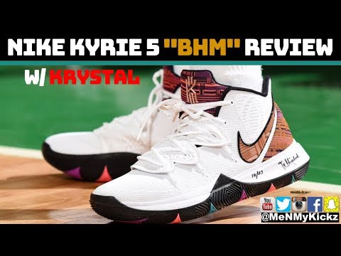 Nike Kyrie 5 GS "BHM" Edition Review + On Foot · Black History Month · W/Krystal #nikebhm #equality